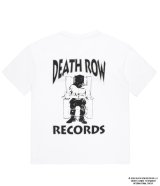 WACKO MARIA (DEATH ROW RECORDS / WASHED HEAVY WEIGHT CREW NECK T-SHIRT) WHITE