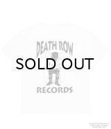 WACKO MARIA (DEATH ROW RECORDS / WASHED HEAVY WEIGHT CREW NECK T-SHIRT) WHITE