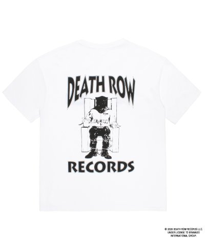 画像1: WACKO MARIA (DEATH ROW RECORDS / WASHED HEAVY WEIGHT CREW NECK T-SHIRT) WHITE