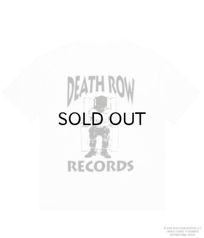 画像1: WACKO MARIA (DEATH ROW RECORDS / WASHED HEAVY WEIGHT CREW NECK T-SHIRT) WHITE