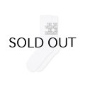 BLACK EYE PATCH (OG LABEL SOCKS) WHITE