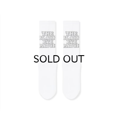 画像3: BLACK EYE PATCH (OG LABEL SOCKS) WHITE