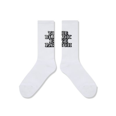 画像2: BLACK EYE PATCH (OG LABEL SOCKS) WHITE