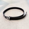 doublet ("DB" HOOK BUCKLE BELT) BLACK