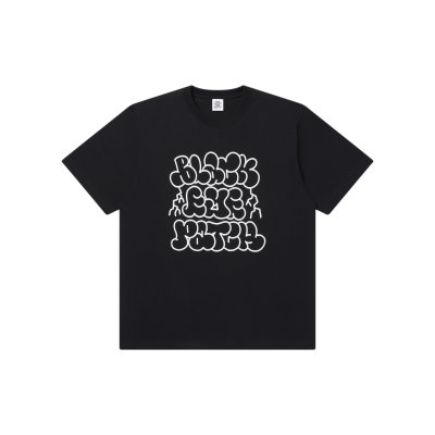 画像1: BLACK EYE PATCH (CAPTEK THROWIE TEE) BLACK