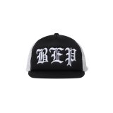 BLACK EYE PATCH (3 LETTER OE MESH CAP) BLACK