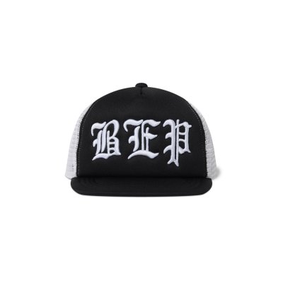 画像1: BLACK EYE PATCH (3 LETTER OE MESH CAP) BLACK