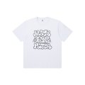 BLACK EYE PATCH (CAPTEK THROWIE TEE) WHITE