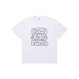 BLACK EYE PATCH (CAPTEK THROWIE TEE) WHITE