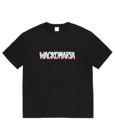 画像1: WACKO MARIA (WASHED HEAVY WEIGHT CREW NECK T-SHIRT TYPE-9) BLACK