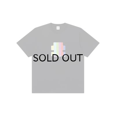 画像1: BLACK EYE PATCH (SMPTE COLOR BAR OG LABEL TEE) BLACK