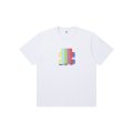 BLACK EYE PATCH (SMPTE COLOR BAR OG LABEL TEE) WHITE