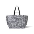 BLACK EYE PATCH (OG LABEL PATTERNED WOVEN PLASTIC TOTE) MULTI