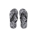 BLACK EYE PATCH (OG LABEL PATTERNED BEACH SANDALS) MULTI