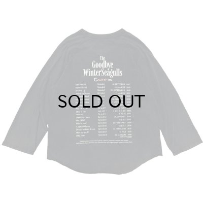 画像2: DAIRIKU ("THE WINTER SEAGULS" TOUR RAGLAN TEE) SUNBURN BLACK