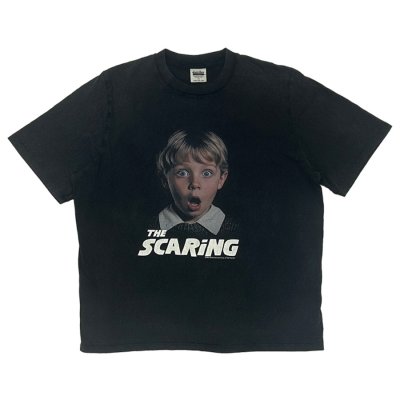 画像1: DAIRIKU ("THE SCARING" MOVIE PRINTED H-S TEE) SUNBURN BLACK