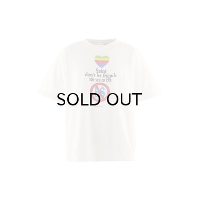 画像1: SAINT Mxxxxxx (SS T-SHIRT_don't) WHITE