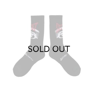 画像1: SAINT Mxxxxxx (SOCKS_EYE) BLACK