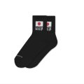 BLACK EYE PATCH (JAPAN FLAG SHORT SOCKS) BLACK
