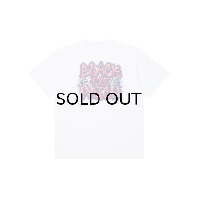 画像1: BLACK EYE PATCH (CROSSBONES SMALL OG GRAFFITI TEE) WHITE