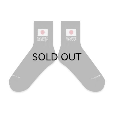 画像2: BLACK EYE PATCH (JAPAN FLAG SHORT SOCKS) BLACK