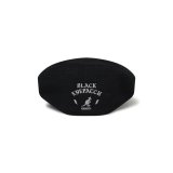 BLACK EYE PATCH (HEATED WORDS KANGOL FLAT CAP) BLACK