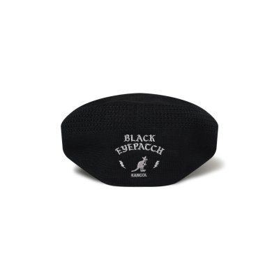 画像1: BLACK EYE PATCH (HEATED WORDS KANGOL FLAT CAP) BLACK