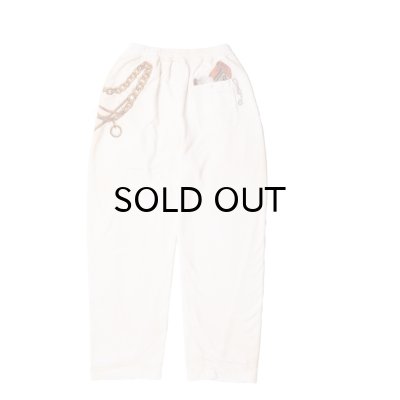 画像2: doublet (TROMPE L'ONEIL EMBROIDERY SWEATPANTS) WHITE