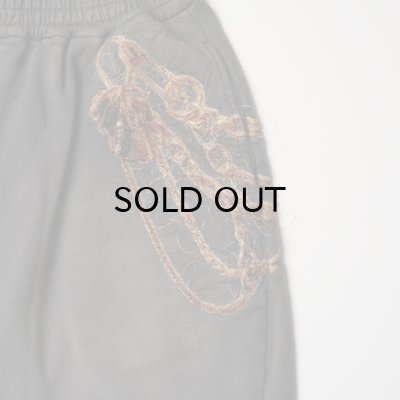 画像3: doublet (TROMPE L'ONEIL EMBROIDERY SWEATPANTS) BLACK