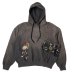 画像1: doublet (TROMPE L'ONEIL EMBROIDERY HOODIE) BLACK (1)