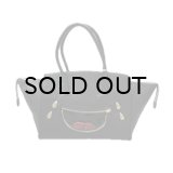 doublet (LAUGHING EMOJI LEATHER BAG) BLACK