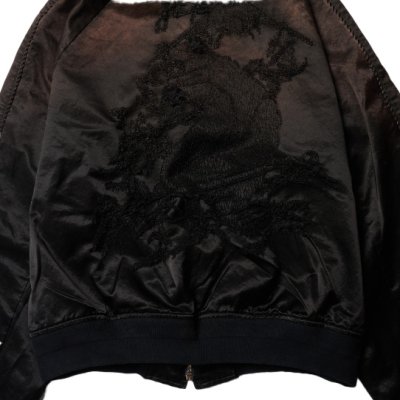 画像3: doublet (THRREADLESS AIR EMBROIDERY SOUVENIR JACKET) BLACK