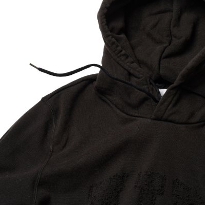 画像3: doublet (THRREADLESS AIR EMBROIDERY HOODIE) BLACK