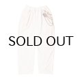 doublet (TROMPE L'ONEIL EMBROIDERY SWEATPANTS) WHITE