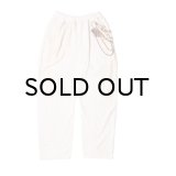 doublet (TROMPE L'ONEIL EMBROIDERY SWEATPANTS) WHITE