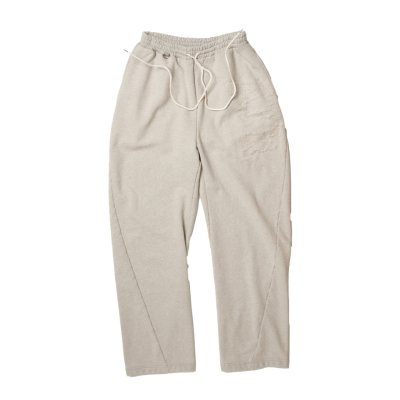 画像1: doublet (THRREADLESS AIR EMBROIDERY SWEATPANTS) GREY