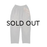 doublet (TROMPE L'ONEIL EMBROIDERY SWEATPANTS) BLACK