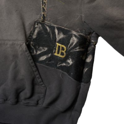 画像3: doublet (TROMPE L'ONEIL EMBROIDERY HOODIE) BLACK