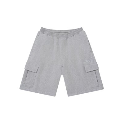画像1: BLACK EYE PATCH (3 LETTER OE SWEAT CARGO BAGGY SHORTS) H.GRAY
