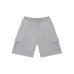 画像1: BLACK EYE PATCH (3 LETTER OE SWEAT CARGO BAGGY SHORTS) H.GRAY (1)