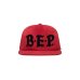 画像1: BLACK EYE PATCH (HEATED INITIALS CAP) RED (1)