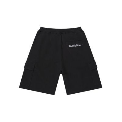 画像2: BLACK EYE PATCH (3 LETTER OE SWEAT CARGO BAGGY SHORTS) BLACK