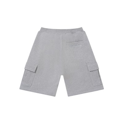 画像2: BLACK EYE PATCH (3 LETTER OE SWEAT CARGO BAGGY SHORTS) H.GRAY