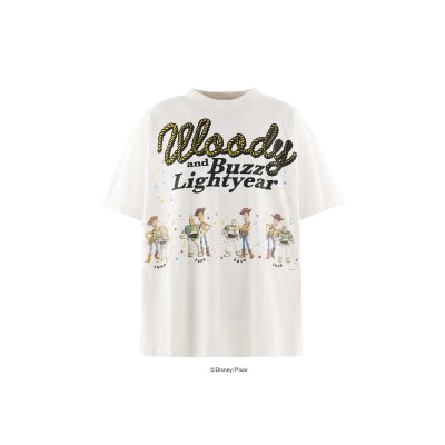 画像1: SAINT Mxxxxxx (PIXAR_SS T-SHIRT_Woody & Buzz) WHITE