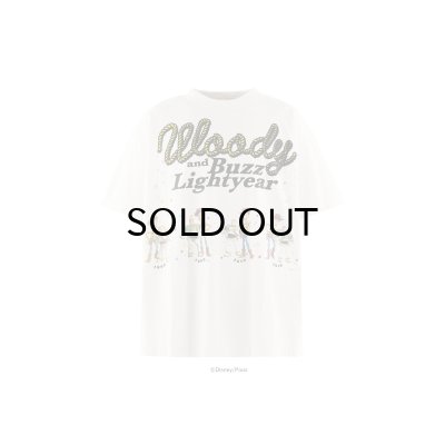 画像1: SAINT Mxxxxxx (PIXAR_SS T-SHIRT_Woody & Buzz) WHITE
