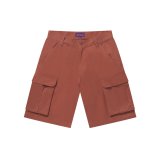 BLACK EYE PATCH (OG LABEL WASHED CARGO BAGGY SHORTS) APRICOT
