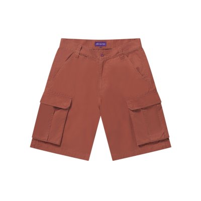 画像1: BLACK EYE PATCH (OG LABEL WASHED CARGO BAGGY SHORTS) APRICOT