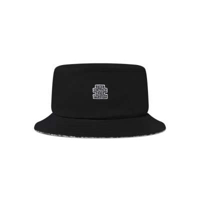 画像1: BLACK EYE PATCH (HUNDREDS UNDERBRIM BUCKET HAT) BLACK