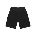 BLACK EYE PATCH (OG LABEL WASHED CARGO BAGGY SHORTS) BLACK