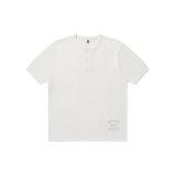 BLACK EYE PATCH (OE COLLEGE HENLEY TEE) OFF WHITE